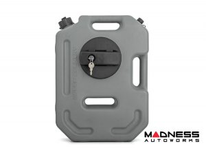 Fluid Container - Flat - Mountable - Rough Country - Gray - 10L